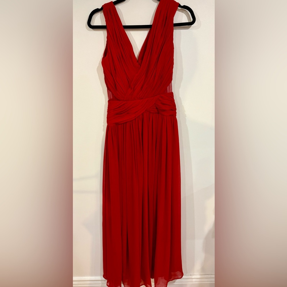 Mango Vibrant Red Maxi Dress